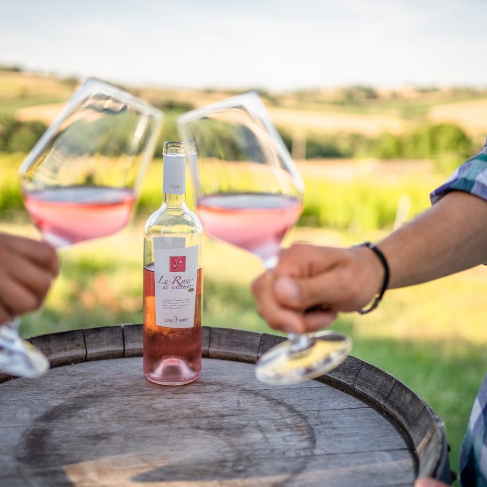 Lacrima di Morro d'Alba, cantina Luigi Giusti.
